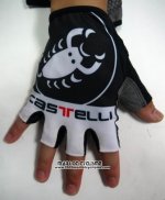 2015 Castelli Gants Ete Ciclismo Blanc et Noir