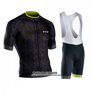 2019 Maillot Ciclismo Northwave Noir Manches Courtes et Cuissard