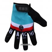 2014 Bianchi Gants Doigts Longs Ciclismo