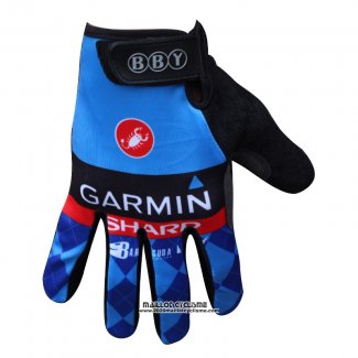 2014 Garmin Gants Doigts Longs Ciclismo