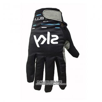 2017 Sky Gants Doigts Longs Ciclismo