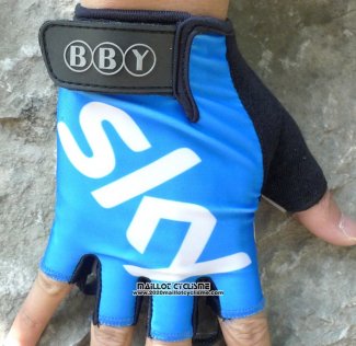 2013 Sky Gants Ete Ciclismo Bleu