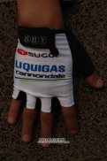 2011 Liquigas Gants Ete Ciclismo Blanc