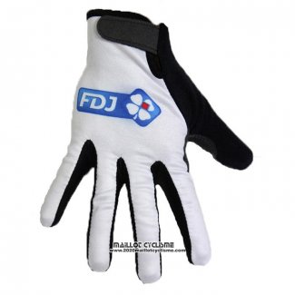 2020 FDJ Gants Doigts Longs Blanc Noir