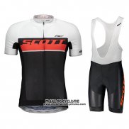 2018 Maillot Ciclismo Scott RC Orange Manches Courtes et Cuissard