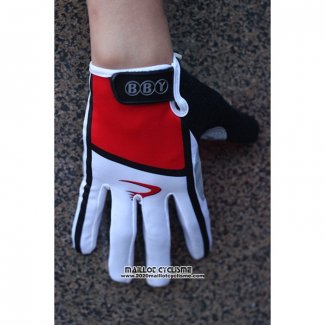 2020 Pinarello Gants Doigts Longs Blanc Rouge