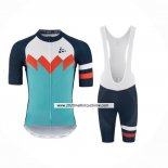 2024 Maillot Cyclisme Craft Bleu Clair Manches Courtes Et Cuissard