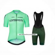 2024 Maillot Cyclisme Femme Orbea Vert Manches Courtes Et Cuissard