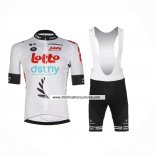 2024 Maillot Cyclisme Lotto Dstny Blanc Manches Courtes Et Cuissard