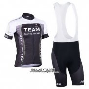 2013 Maillot Ciclismo Nalini Noir et Gris Manches Courtes et Cuissard