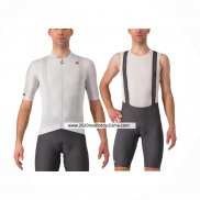 2024 Maillot Cyclisme Giro D'italia Argent Manches Courtes Et Cuissard