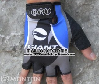 2012 Giant Gants Ete Ciclismo Bleu et Noir