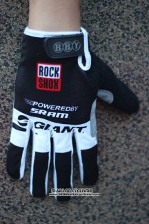 2014 Giant Gants Doigts Longs Ciclismo Noir