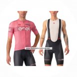 2024 Maillot Cyclisme Giro D'italia Rose Manches Courtes Et Cuissard