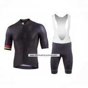 2024 Maillot Cyclisme Nalini Noir Manches Courtes Et Cuissard